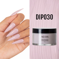 ACOS Dipping Powder Milky Pink Grey  Colour (60g) - Lashmer