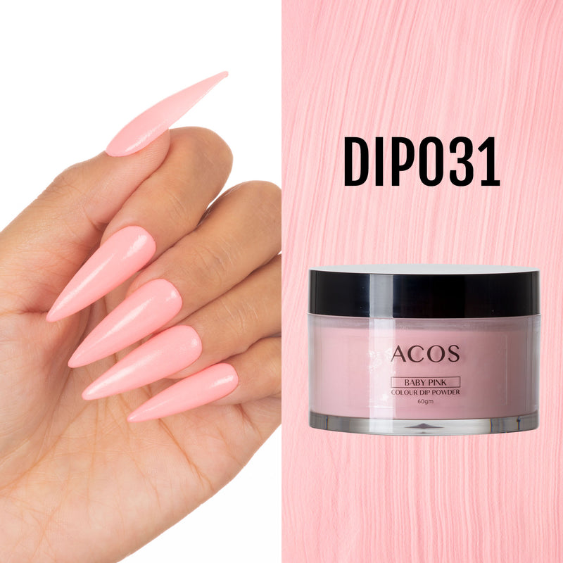 ACOS Dipping Powder Baby Pink  Colour (60g) - Lashmer