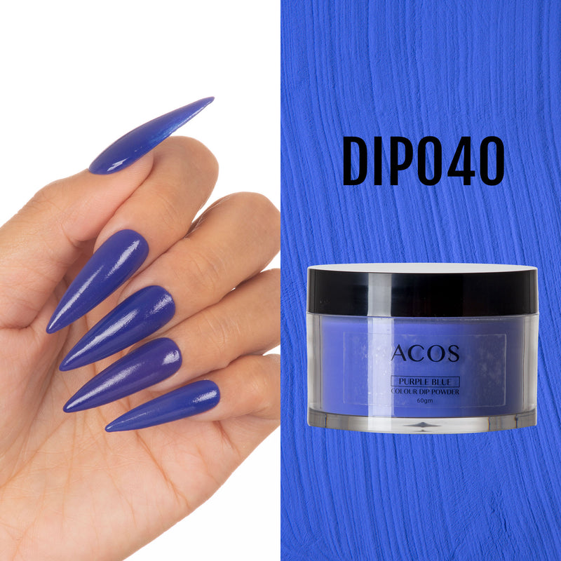ACOS Dipping Powder Purple Blue  Colour (60g) - Lashmer