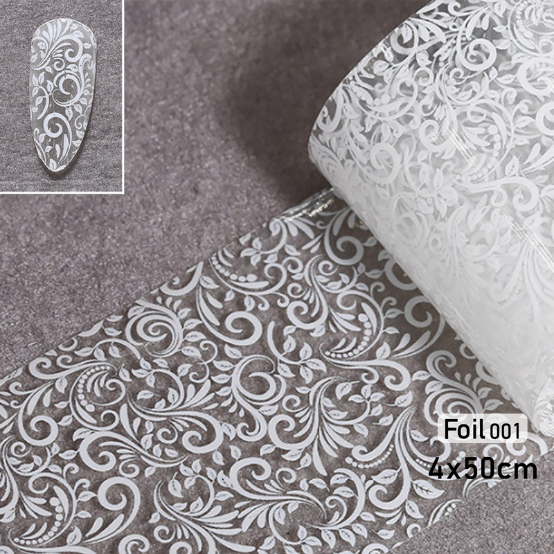 ACOS Transfer Foil Roll - White Lace Series - Lashmer