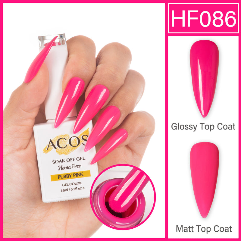 ACOS Hema Free Gel Colour PUBBY PINK (086) - Lashmer