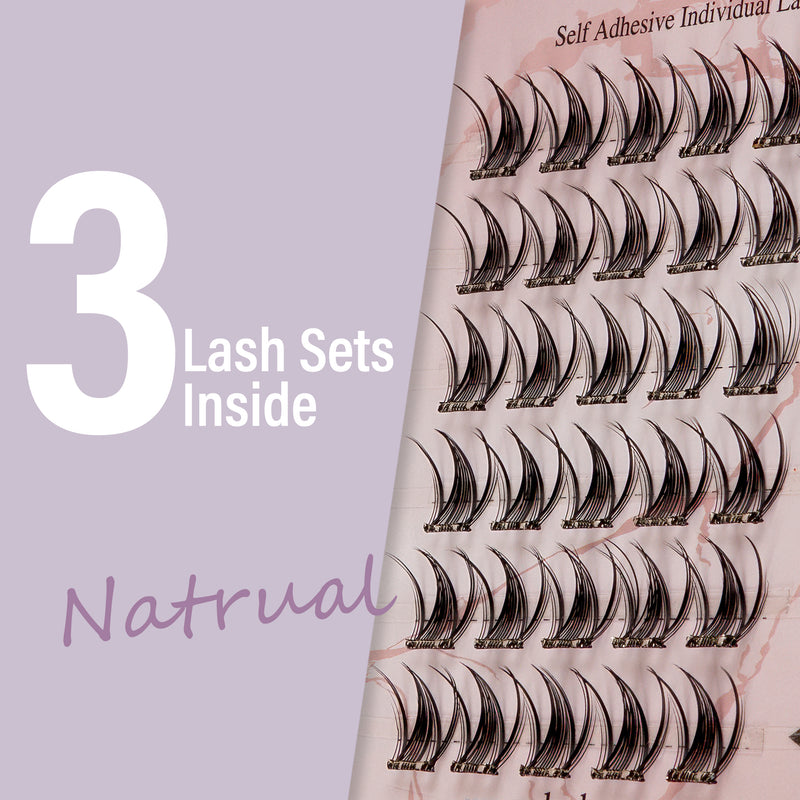 ACOS Cluster Lashes-No Glue-30 Clusters-Style 21 - Lashmer