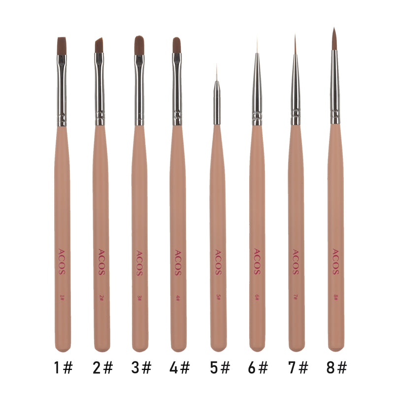 ACOS Nail Art Brush Set - Lashmer