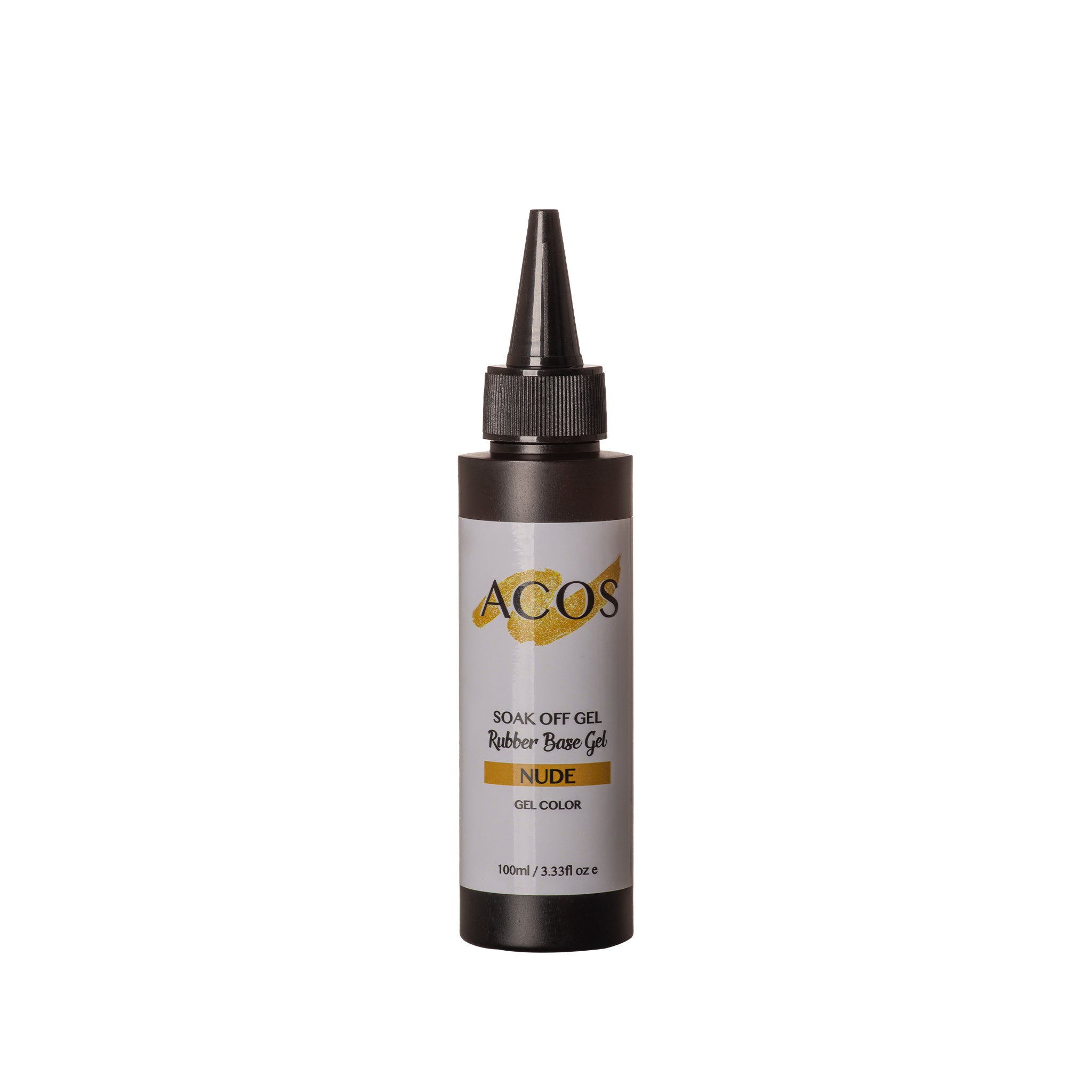 ACOS Rubber Base Soak Off Gel Refill Bottle (100ml) - Lashmer