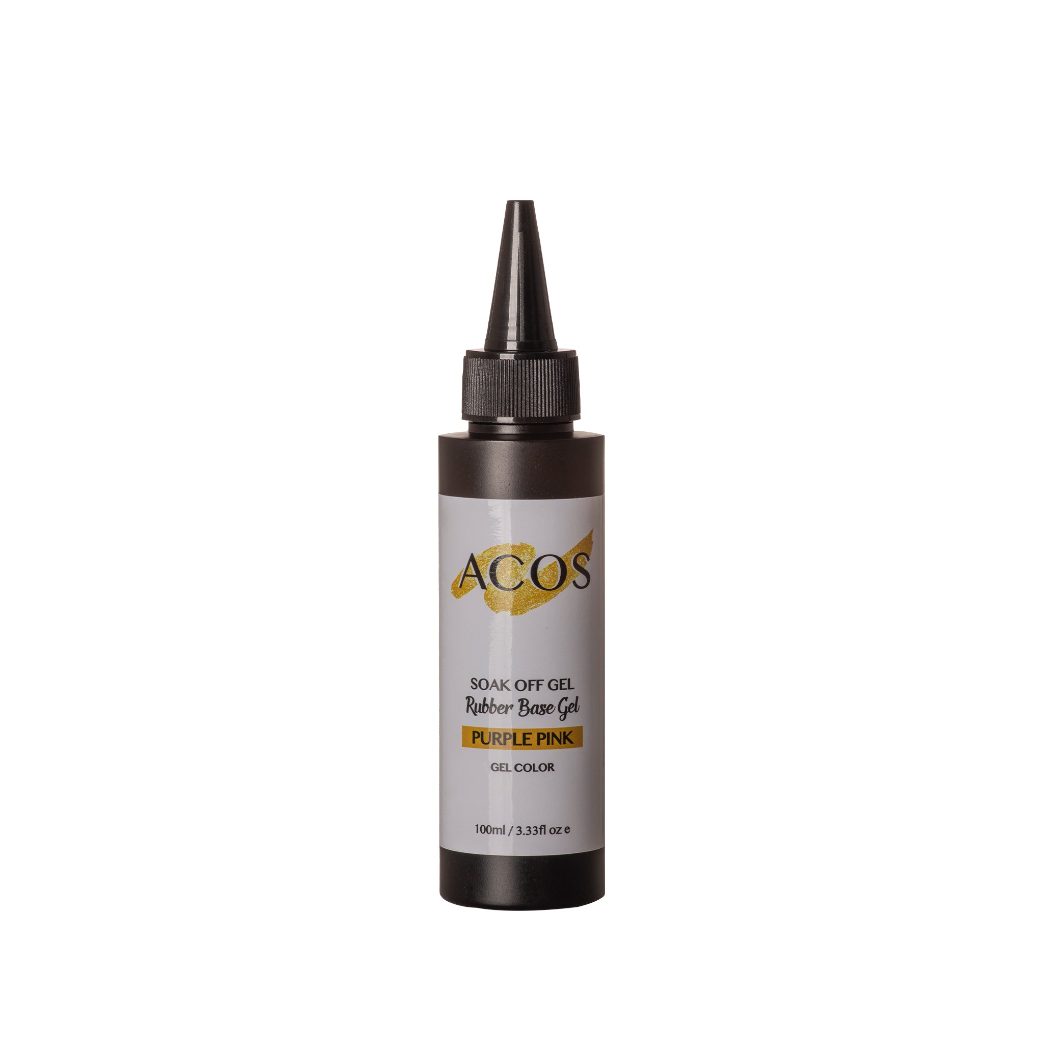 ACOS Rubber Base Soak Off Gel Refill Bottle (100ml) - Lashmer