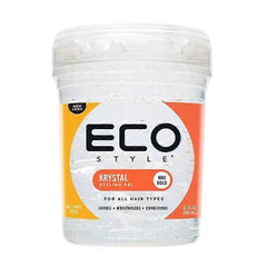 ECO STYLE ( OLIVE OIL-KRYSTAL - CURL & WAVE- ARGAN OIL) STYLING GEL - Lashmer