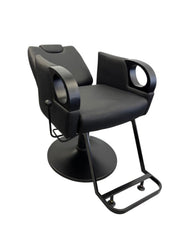 Karma Tumut Reclining Salon/ Barber/ Beauty Chair 02230101 - Black Salon Chairs Karma
