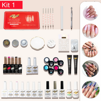 ACOS Soft Gel Press On Nail Kit (Full Nail Art Kit #002) - Lashmer