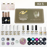 ACOS Soft Gel Press On Nail Kit (Full Nail Art Kit #001) - Lashmer