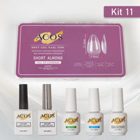 ACOS Soft Gel Press On Nail Kit (5 bottles) - Lashmer