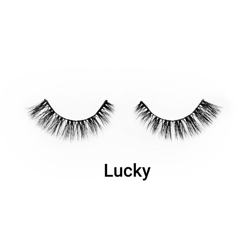 100% Premium Vegan Strip lashes--Lucky - Lashmer