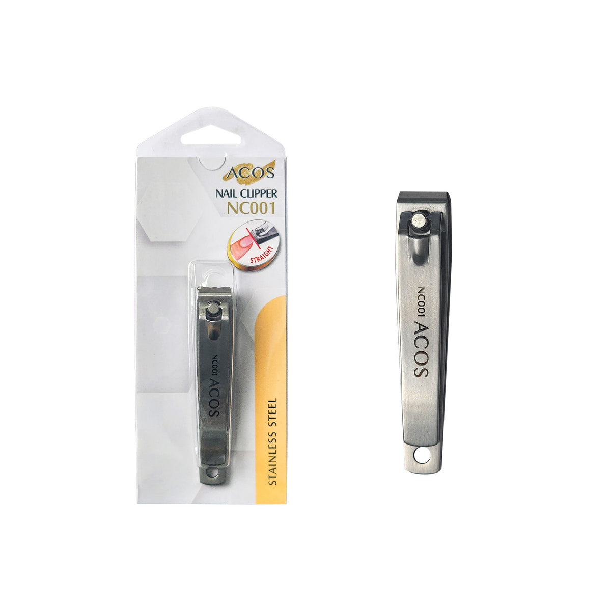 ACOS Nail Clipper--Straight Edge - Lashmer