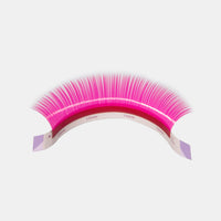 Color Volume lashes Sampler -- PINK Colour (5 lines)