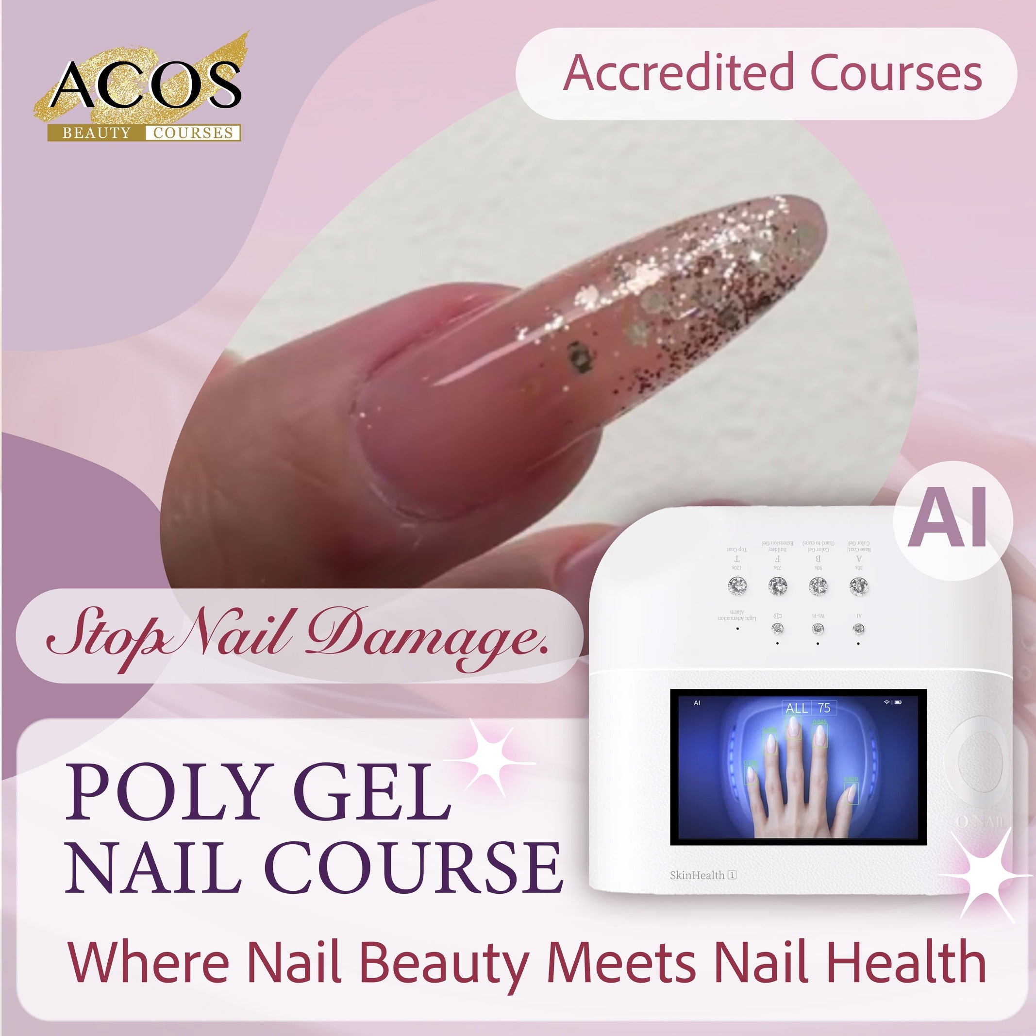 ACOS Poly Gel Nail Short Course - Lashmer