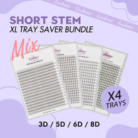 Lashmer Short Stem XL Tray Saver Bundle - X4 trays