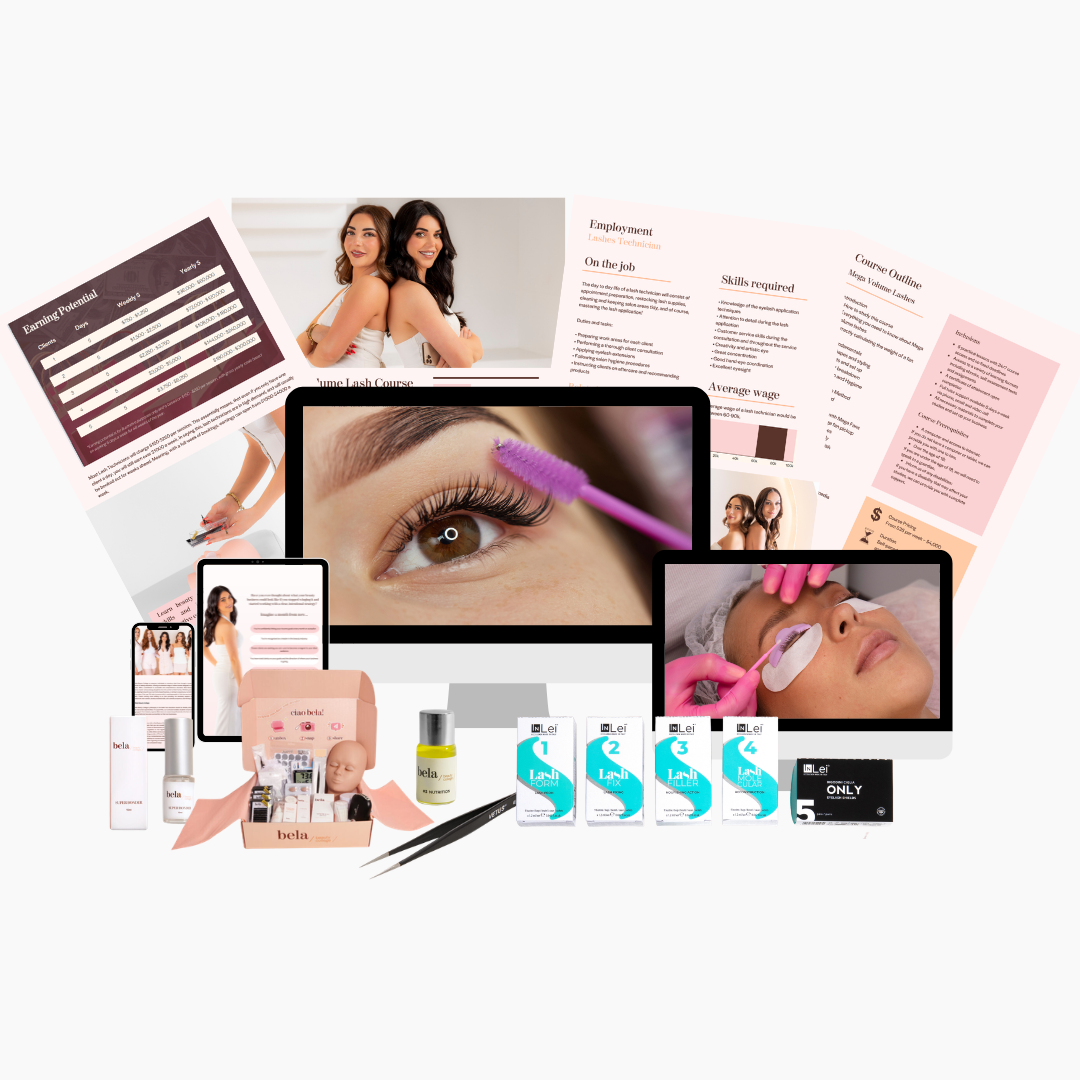 Lash Bundle + Kits online beauty course