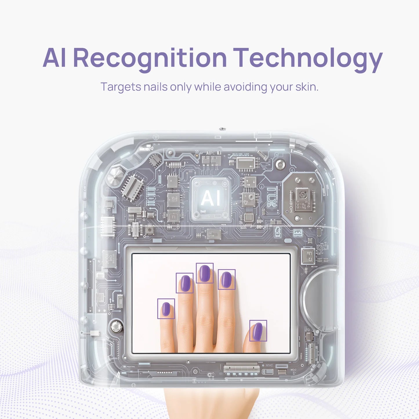 O NAIL Skin Health No.1 AI Nail Lamp - Lashmer