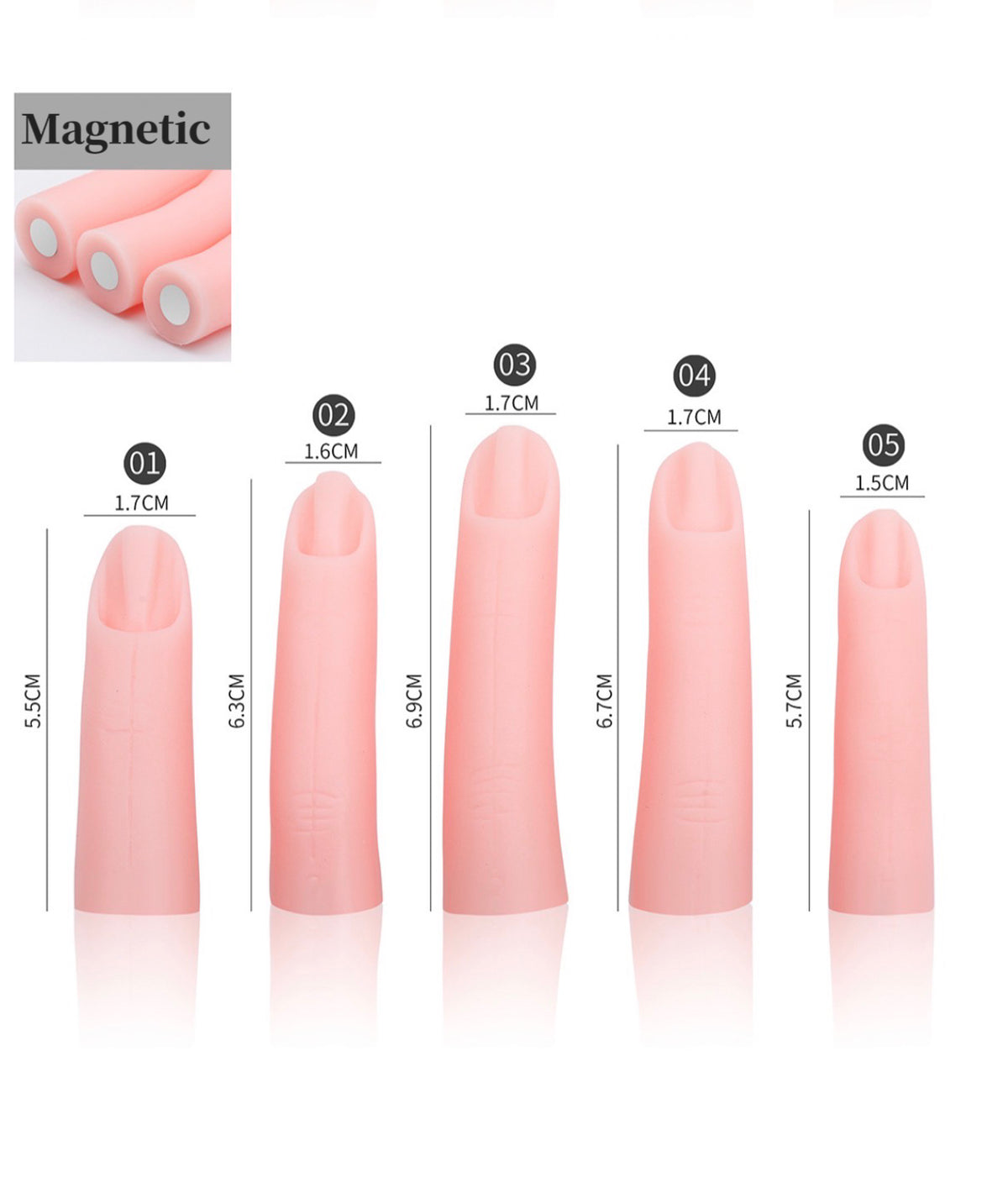 ACOS practice finger (5pcs/pack) - Lashmer