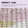 B Curl--XL tray-Long Stem Premade Fans | Lashmer |3D, 5D, 6D - 8mm-15mm Mix, Ultra Black