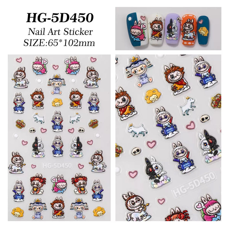 ACOS Labubu Nail Stickers - Lashmer