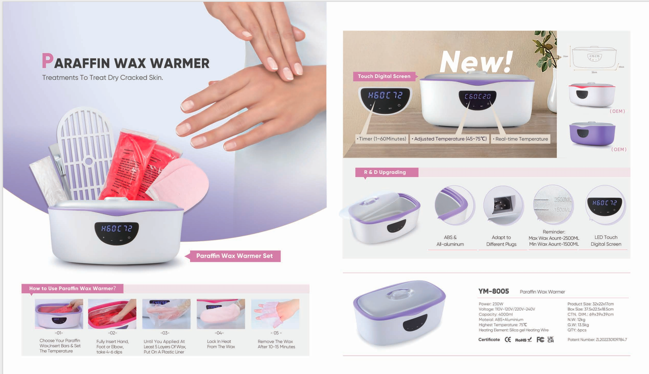 Paraffin Bath Digital (Higher Capacity) - Lashmer