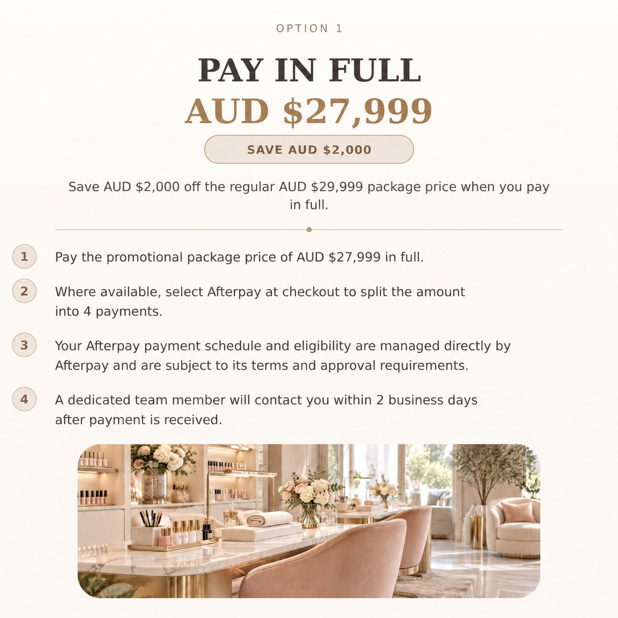 Pay in Full & Get $2000 Off
