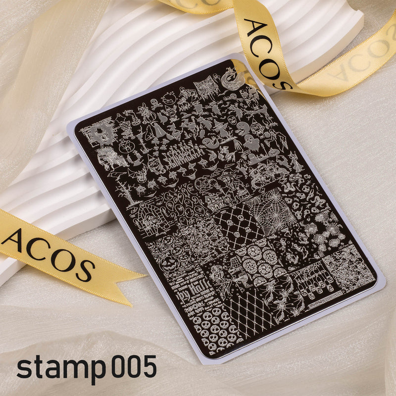 ACOS XL Large Stamping Plates Nail Art Designs