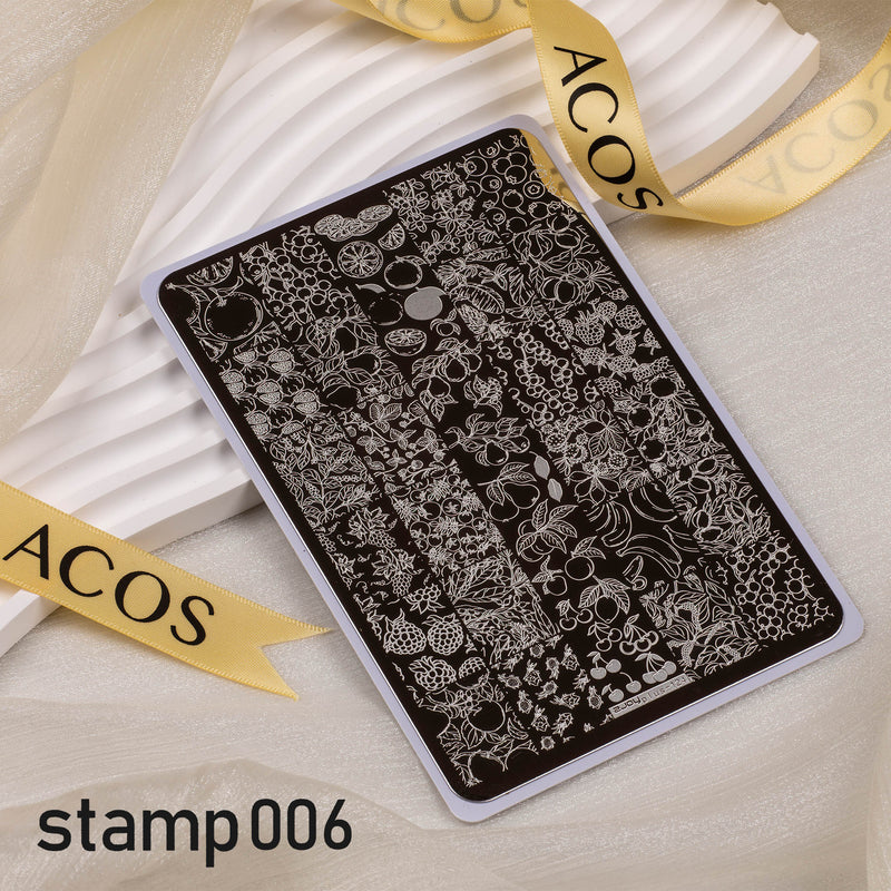 ACOS XL Large Stamping Plates Nail Art Designs