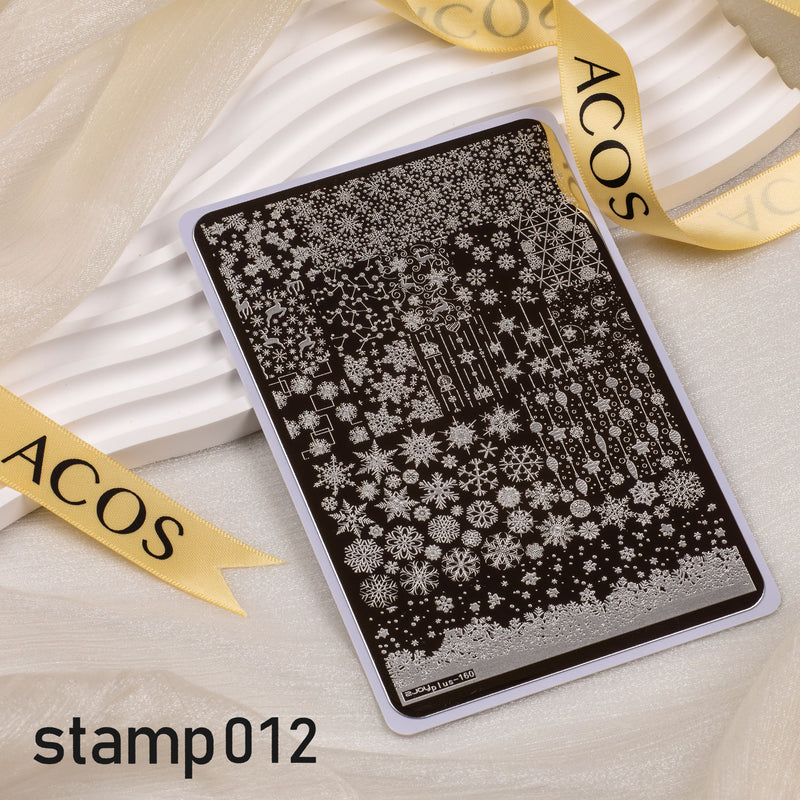 ACOS XL Large Stamping Plates Nail Art Designs