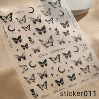 ACOS Nail Art Stickers -- Butterfly #002