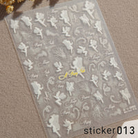 ACOS Nail Art Stickers -- Butterfly #004