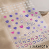 ACOS Nail Art Stickers -- Hearts #003