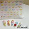 ACOS Nail Art Stickers -- Jelly Style #001