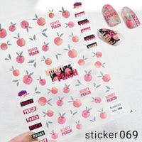 ACOS Nail Art Stickers -- Fruit