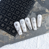 ACOS Nail Art Stickers -- Black & White - Lashmer