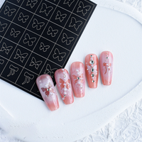 ACOS Nail Art Stickers -- Black & White - Lashmer