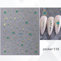 ACOS Nail Art Stickers -- Jewelry 002