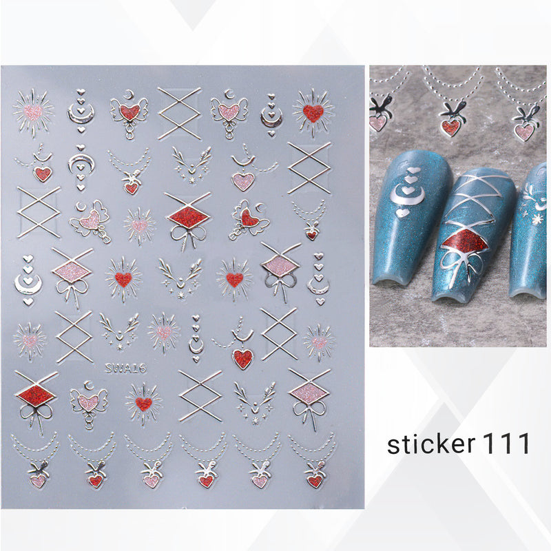 ACOS Nail Art Stickers -- Jewelry 002