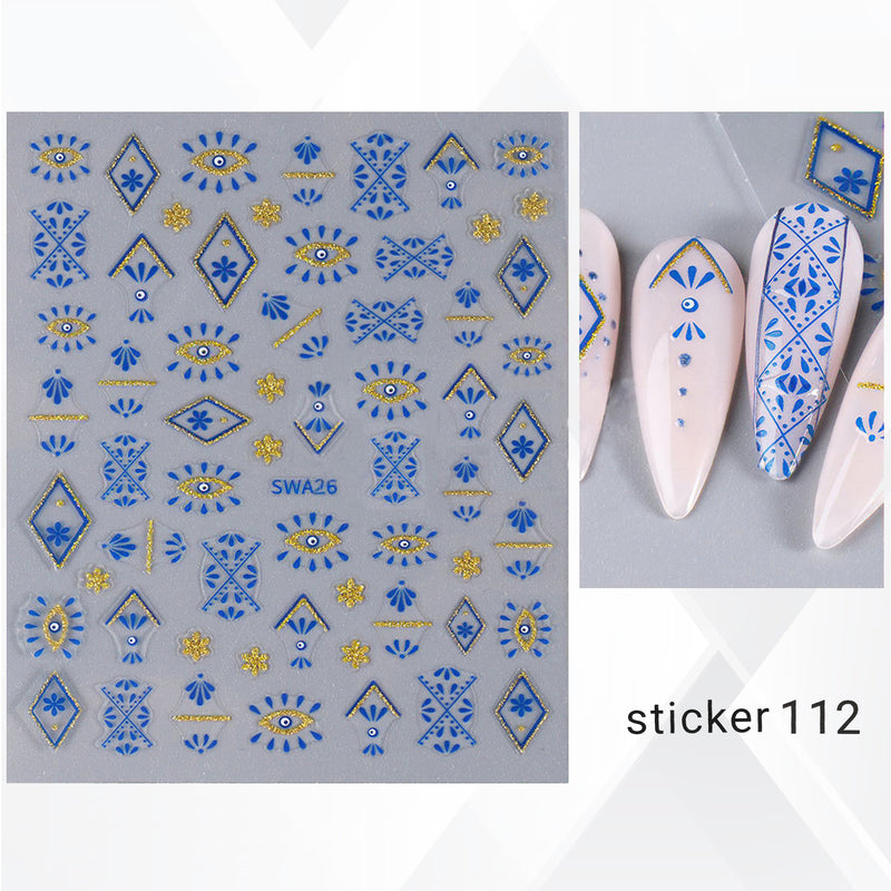 ACOS Nail Art Stickers -- Jewelry 002