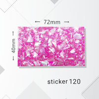 ACOS Nail Art Stickers -- Marble