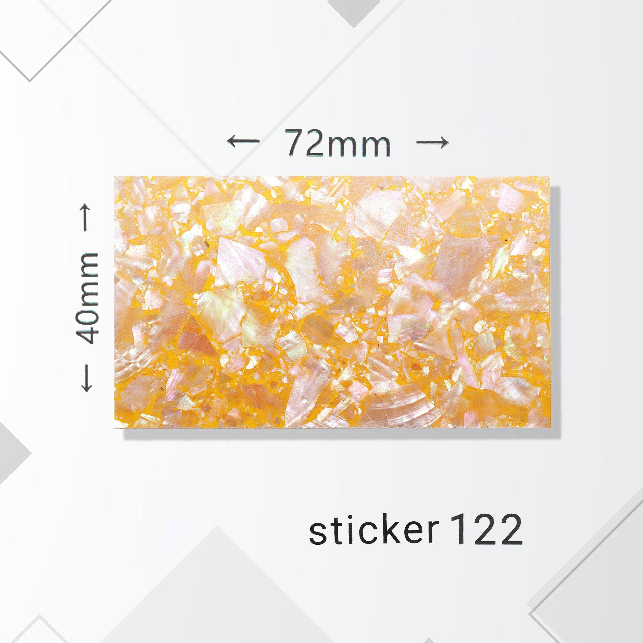 ACOS Nail Art Stickers -- Marble - Lashmer