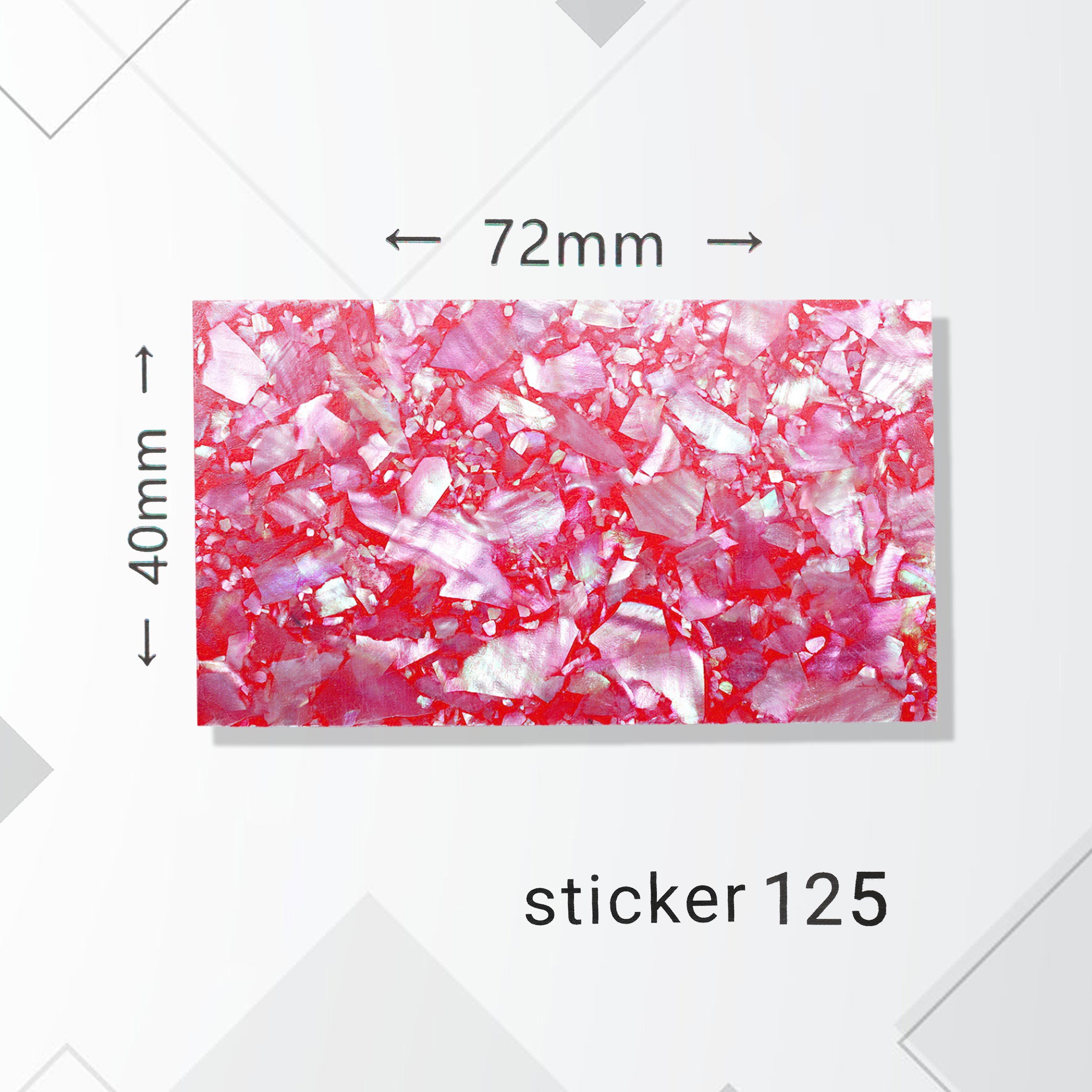 ACOS Nail Art Stickers -- Marble - Lashmer