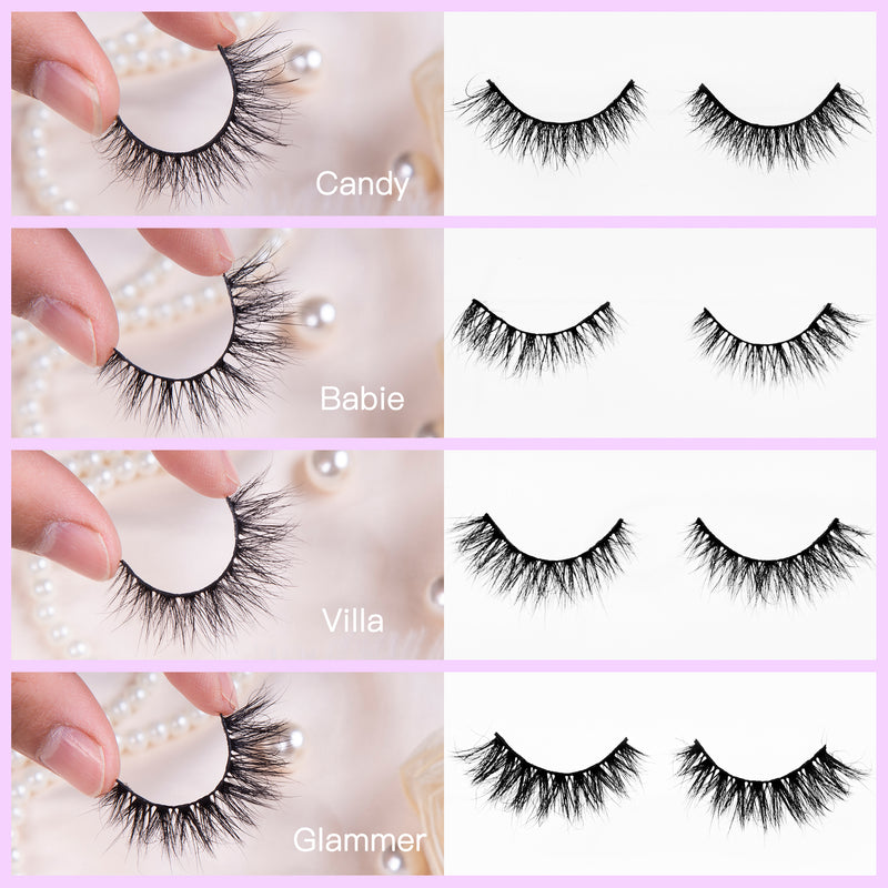 No Mink//Faux Mink Strip Lashes--Ne Ne - Lashmer Nails&Eyelashes Supplier