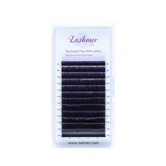 Purple Fast and Easy Fans Eyelashes  D Curl  (0.07) - Lashmer Nails&Eyelashes Supplier