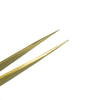 VETUS Gold Tweezers(MCS-12) - Lashmer Nails&Eyelashes Supplier