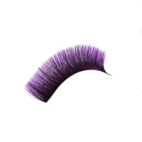 Purple Fast and Easy Fans Eyelashes  D Curl  (0.07) - Lashmer Nails&Eyelashes Supplier