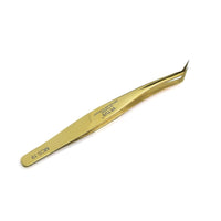 VETUS Gold Tweezers (MCS-19) - Lashmer Nails&Eyelashes Supplier